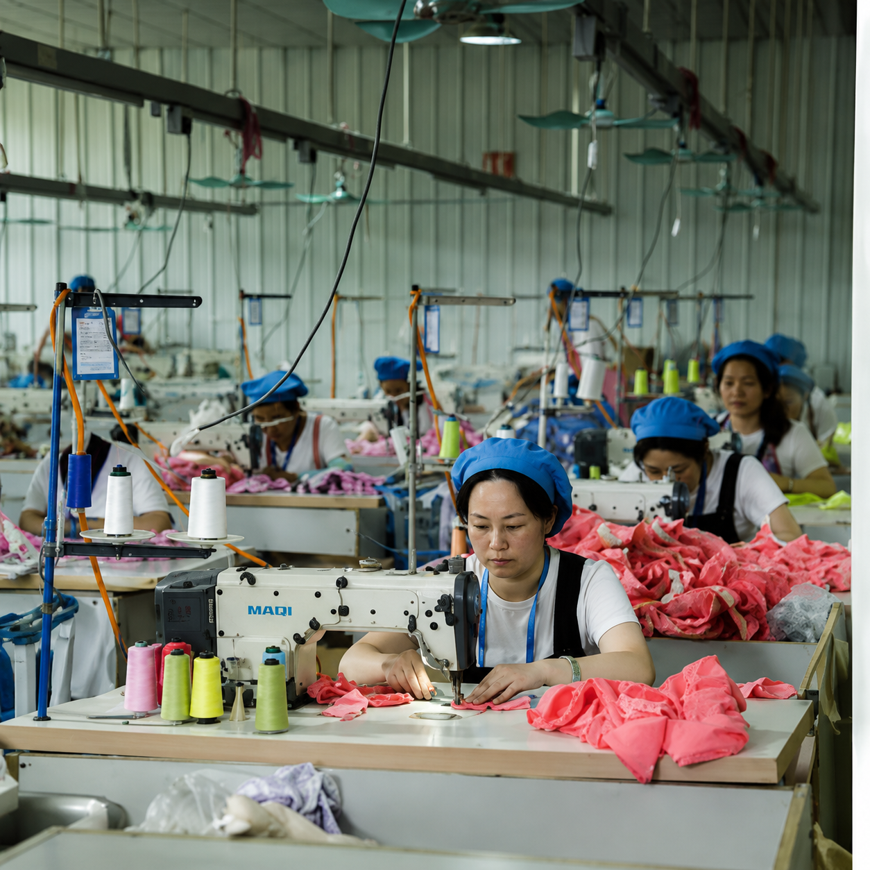 Sewing production line